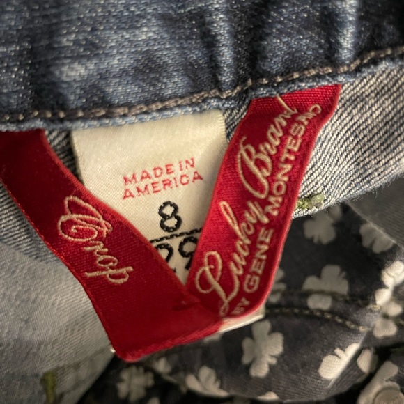 Lucky Sz:8/29 Lola Crop Blue Jeans - Picture 2 of 7